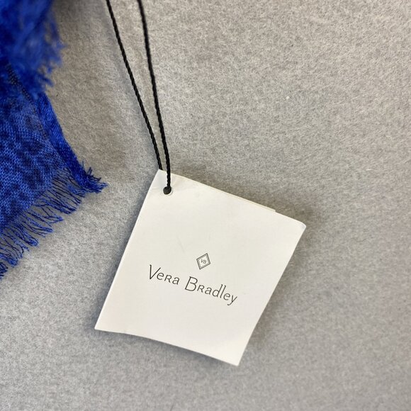 Vera Bradley‎ Soft Fringe Scarf Santiago Pattern Rayon New With Tag Upscale Look - Picture 9 of 10